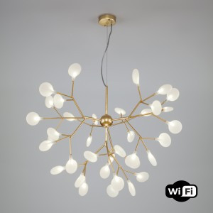 Bogate's Люстра G4 36x3W 715x900 металл белый/перламутровое золото Foglia 342 a053995