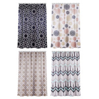 VETTA Шторка для ванной, ПЕВА, 80 г/м2, 180x180см, &quot;Сканди&quot;, 4 дизайна