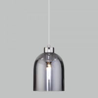 EUROSVET св-к подвесной E27 1x60W 170x1200 металл дымчатый/никель Tandem 50119/1 a053237