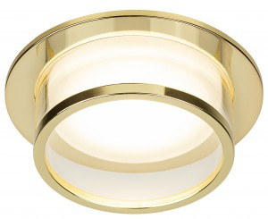 ЭРА св-к встр под лампу DK99 GD MR16 GU5.3 золото (75)92х50 58395