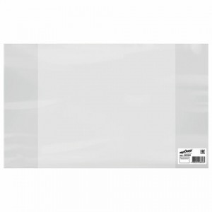 Обложка ПВХ для тетрадей и дневников, ЮНЛАНДИЯ, 120 мкм, 208х346 мм, штрих-код, 229305