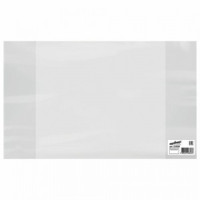 Обложка ПВХ для тетрадей и дневников, ЮНЛАНДИЯ, 120 мкм, 208х346 мм, штрих-код, 229305