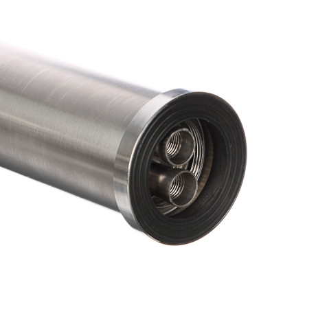 СоюзКран Смеситель для раковины, высокий поворотный, керам. картридж 35мм, нерж. сталь, SS02-M132