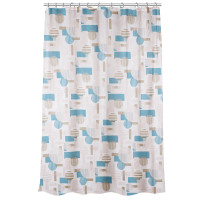 VETTA Шторка для ванной, ПЕВА, 30 г/м2, 180x180 см, Геометрия, 601