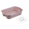 VETTA Classic Мыльница настенная, пластик, 15,5x10x3,5 см, пудровый