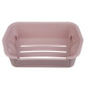 VETTA Classic Мыльница настенная, пластик, 15,5x10x3,5 см, пудровый