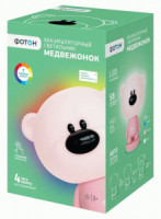 ФОТОН св-к св/д Медвежонок KSS-06 2,5W(120lm) акк лит-ион 1,2Ah 7 режимов розовый арт.25392