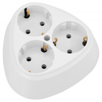 Bylectrica ПРАЛЕСКА роз. ОУ 3 мест. (треугольная) земля, белый (РА16-112)