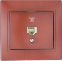 Lezard Мира роз. телеф. СУ 1 мест. вишневый (RJ11) (корпус PC) 701-0601-137