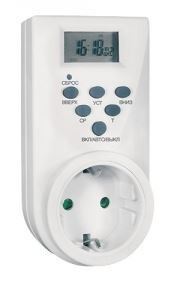ROBITON таймер розетка EL-02 электронный 16А 3600Вт (сутки/неделя) 10 программ, 07795