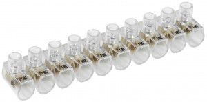 IEK зажим винтовой  концевой изолированный КЗВИ 2,5мм2 (10x1)