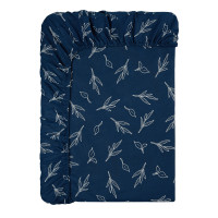 PROVANCE Нэви Простыня на резинке 200х200х20см, 100% хлопок, бязь, синий