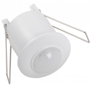 IEK датчик движения ИК встраиваемый ДД 301, 800Вт, 360гр, 6м, IP20 LDD11-301-800-001