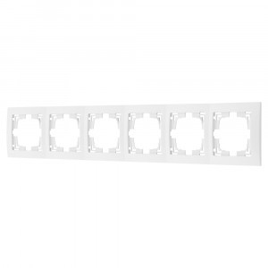 Bylectrica УЮТ рамка 6 мест. белая ЮЛИГ.735212.284