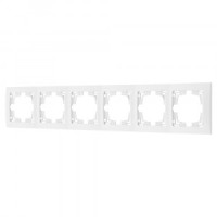 Bylectrica УЮТ рамка 6 мест. белая ЮЛИГ.735212.284