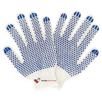 Перчатки трик. с ПВХ "Стандарт лайт" 7,5класс