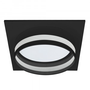 Feron cв-к встр. GX70 IP20 черный квадрат 140х55 DL703 LUNA 51100