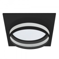 Feron cв-к встр. GX70 IP20 черный квадрат 140х55 DL703 LUNA 51100