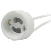 Ecola GU10 патрон керамический с проводом 2*8см AB10LWEAY (48!)