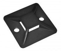 IEK Площадка самоклеящаяся 25х25 черная под хомуты (уп.100шт, цена за уп) UHP31-25-100