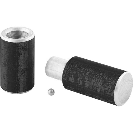 Петля гаражная с шаром, D 28 x 120 мм, 4 шт, Сибртех