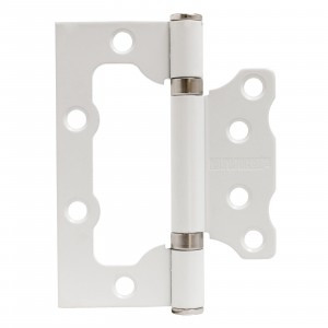 АЛЛЮР 100х75 2BB W КОРОБКА 2,5мм мат белый Петля накладная без врезки 2 шт (50,10)