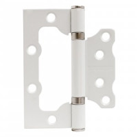 АЛЛЮР 100х75 2BB W КОРОБКА 2,5мм мат белый Петля накладная без врезки 2 шт (50,10)