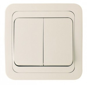 Makel Mimoza выкл. СУ 2 кл. крем.  25003