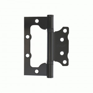 Петля накладная СТАНДАРТ 100х75х2,5мм 2BB BL мат.черный без врезки 1 шт (100,20)