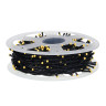 СНОУ БУМ Гирлянда эл. вьюн катушка 50м, 500LED, белый, 8 режимов, ПВХ черный, 220В