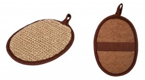 Мочалка рамихлопок, Овал 11*16см, 40361 Банные штучки