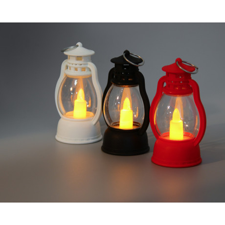 СНОУ БУМ Светильник декоративный LED в виде фонаря, 5,5x4,5х9см, PP, 3хAG10, 1 режим, 2 дизайна