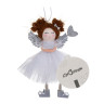 СНОУ БУМ Сувенир елочный Ангелочек 17см, полиэстер, белый, 3 вида