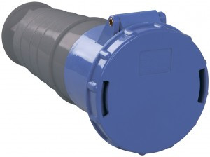 IEK силовая розетка CEE (разъем) 233 переносная 2Р+РЕ 63А 220В IP54