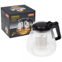 Чайник заварочный 1100мл жаропрочное стекло фильтр нерж сталь CLASSICA 910131 Mallony