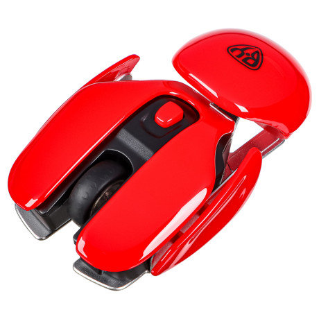 BY Компьютерная мышь беспроводная Bille, 1000/1200/1600DPI, 2.4GHz, 300мАч, корпус алюминий, красный