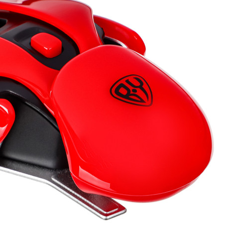 BY Компьютерная мышь беспроводная Bille, 1000/1200/1600DPI, 2.4GHz, 300мАч, корпус алюминий, красный