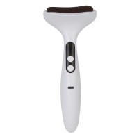 LEBEN Массажер для лица Гуаша, 2 режима, 1500мАч, белый