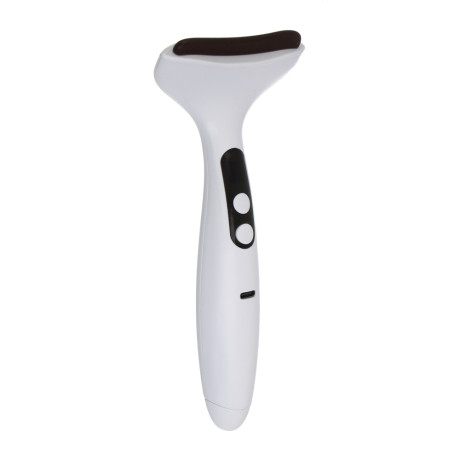 LEBEN Массажер для лица Гуаша, 2 режима, 1500мАч, белый