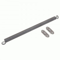 Пружина дверная Кунгур 18,5мм L300мм б/п комплект (пружина+2крючка) (50)