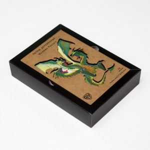 BY Пазл деревянный-игры в дорогу &quot;Змей Горыныч&quot;, 18x12x3,4 см, фанера, картон