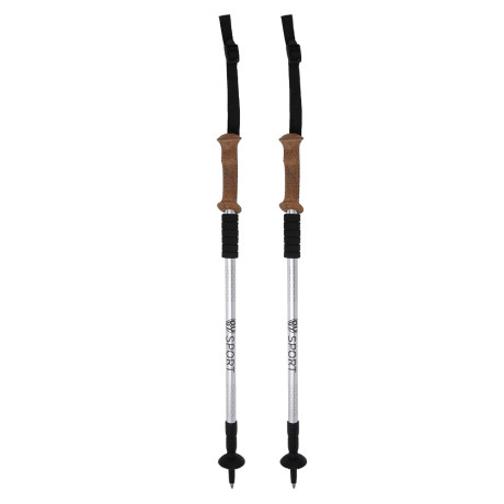 Набор палок для скандинавской ходьбы тм BY SPORT, 2шт, телескопические 65-135см, алюм 6061, пробка