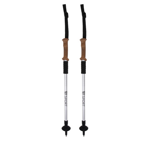 Набор палок для скандинавской ходьбы тм BY SPORT, 2шт, телескопические 65-135см, алюм 6061, пробка