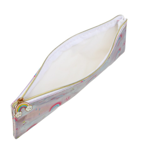 ЦАРЕВНА ЛЕБЕДЬ Пенал плоский, 20,5х8,5см, ПВХ с эффектом "металлик"