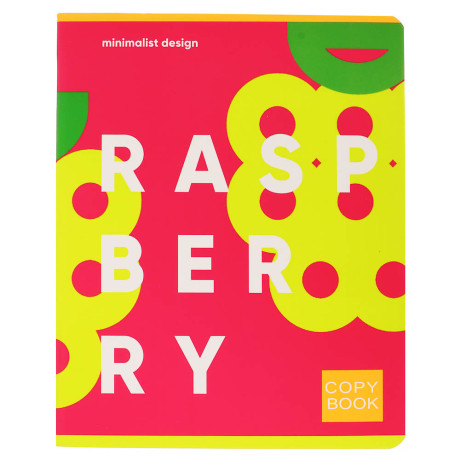 Тетрадь 48л. в клетку, офсет, обл.мел.картон, скрепка, софт тач, микс