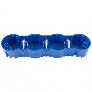 Bylectrica кор. уст. 4-х мест. для твердых стен СУ 278х66х47,4мм, армлен, КЕ-503