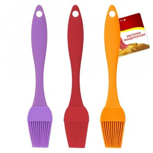 Кисточка кондитерская, 21см (кратность 6шт!!!), силикон, пластик AN80-76 Мультидом