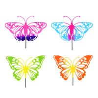 INBLOOM Фигурка на стержне Бабочка 60см, металл, пластик