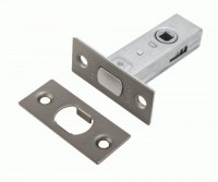 Задвижка межкомнатная РЕНЦ, матовый черный никель INL-BK 45 MBN