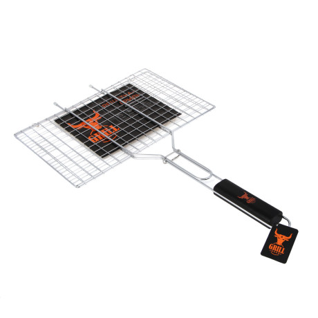 Решетка-гриль хром. тм GRILLBOOM, 58х(23х35)см